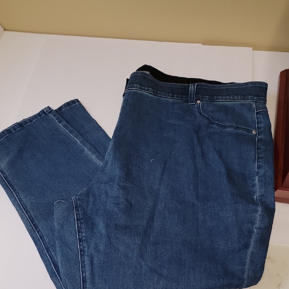 Jessica London Blue Relaxed Jeans